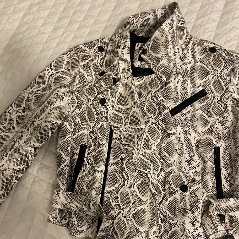Snake Leather Jacket